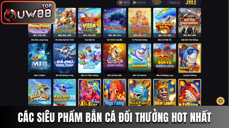 Trang chủ 31 Khám phá các siêu phẩm bắn cá đổi thưởng hot nhất
